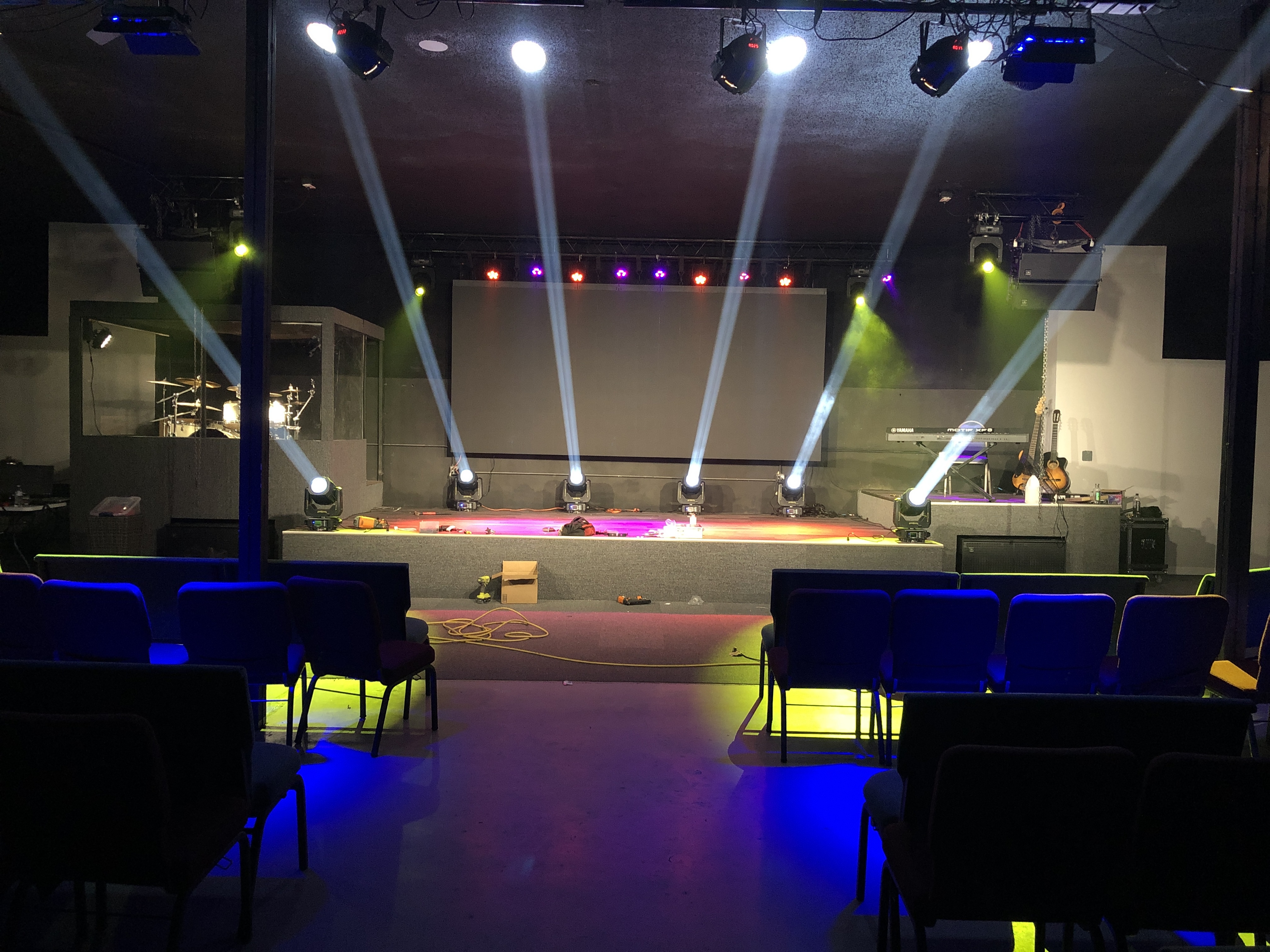 Moving head stage lighting design — Day One Productions