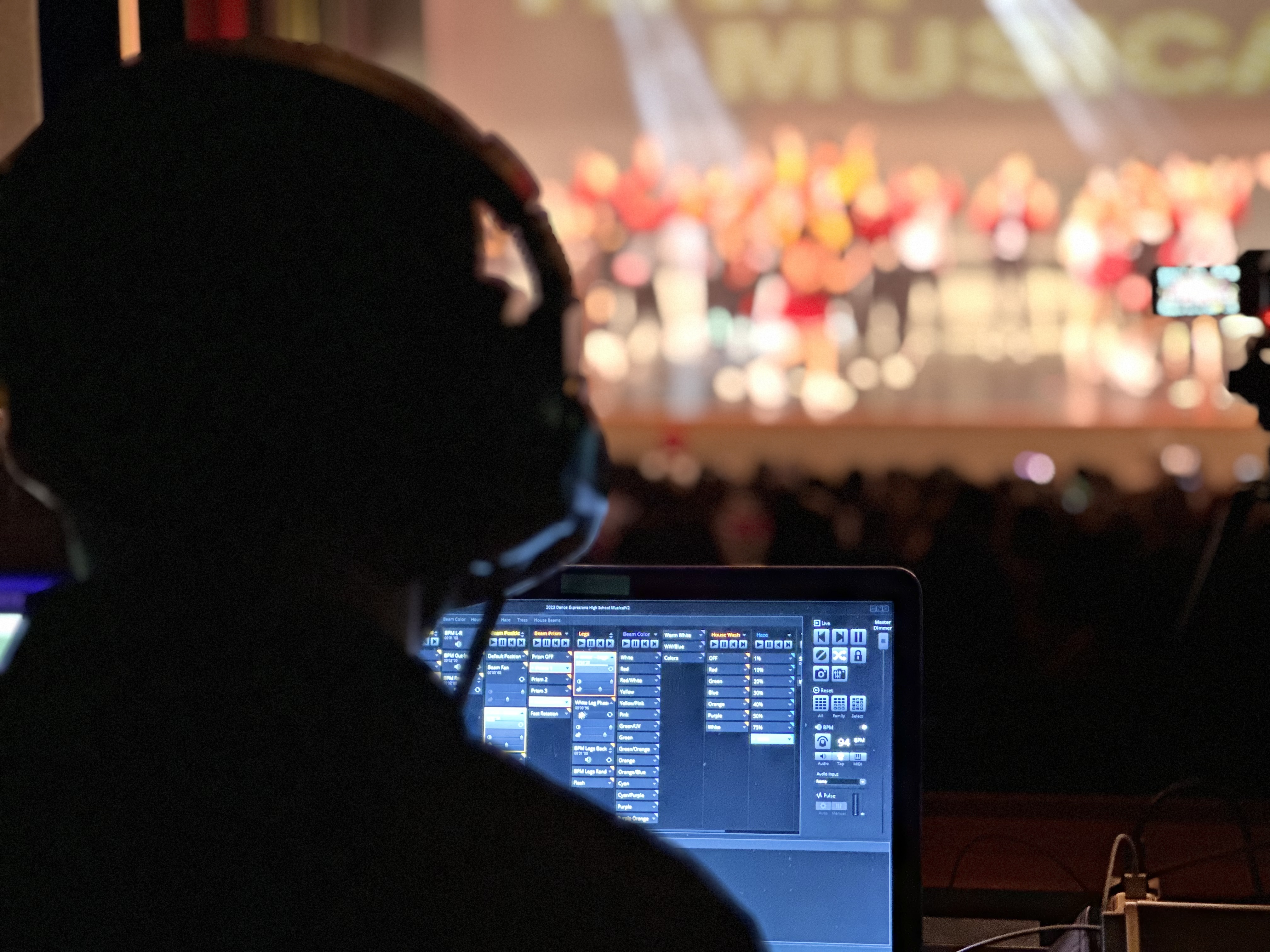Lighting operator at live event — Day One Productions